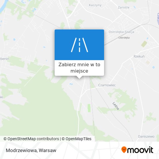 Mapa Modrzewiowa