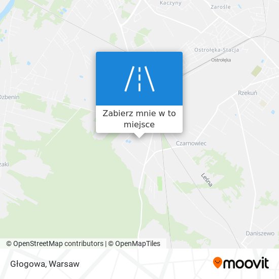 Mapa Głogowa