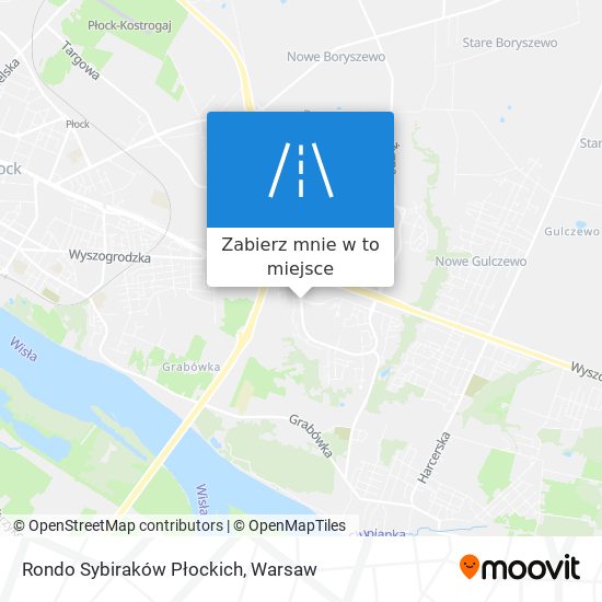 Mapa Rondo Sybiraków Płockich