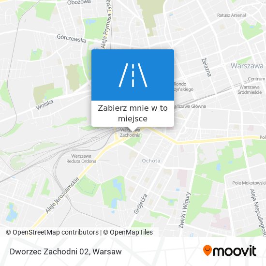 Mapa Dworzec Zachodni 02