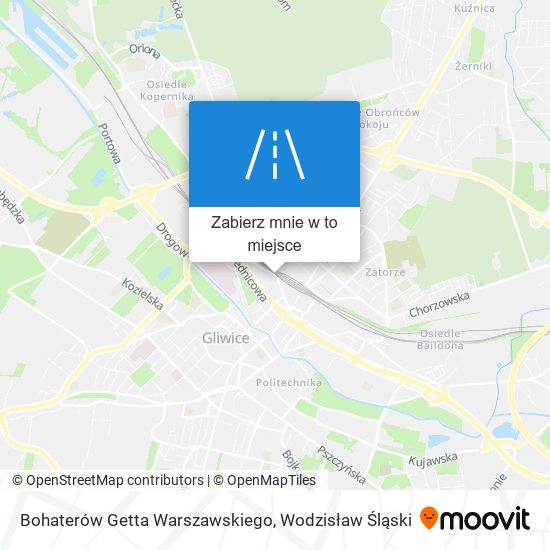 Mapa Bohaterów Getta Warszawskiego