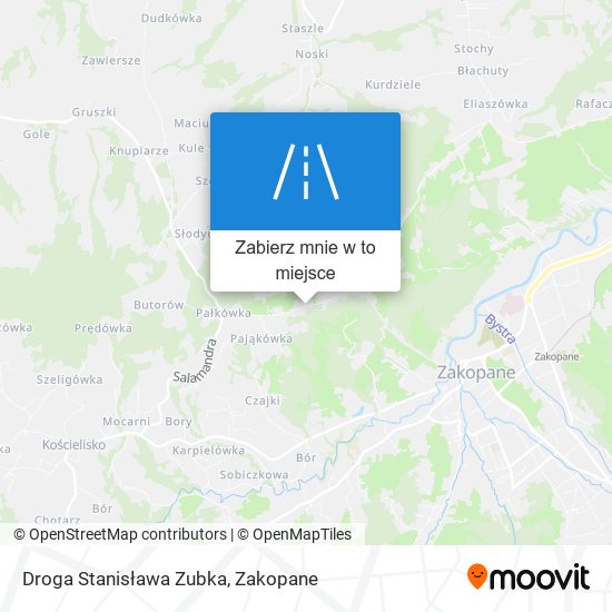 Mapa Droga Stanisława Zubka