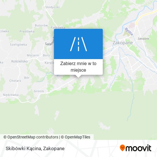 Mapa Skibówki Kącina