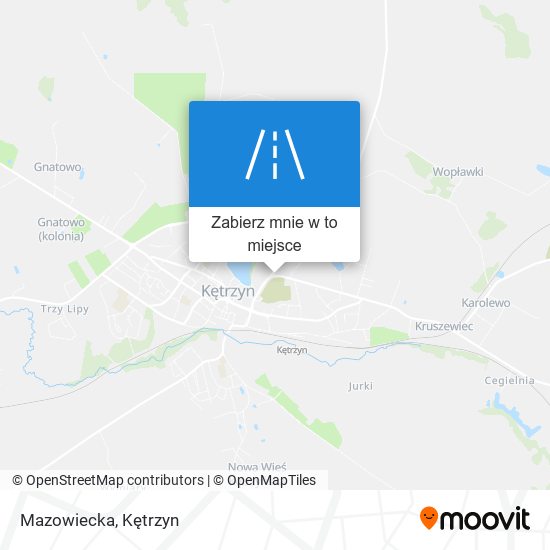Mapa Mazowiecka
