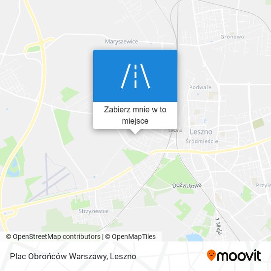 Mapa Plac Obrońców Warszawy