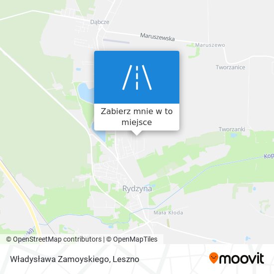 Mapa Władysława Zamoyskiego