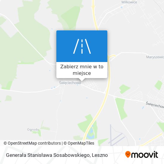 Mapa Generała Stanisława Sosabowskiego