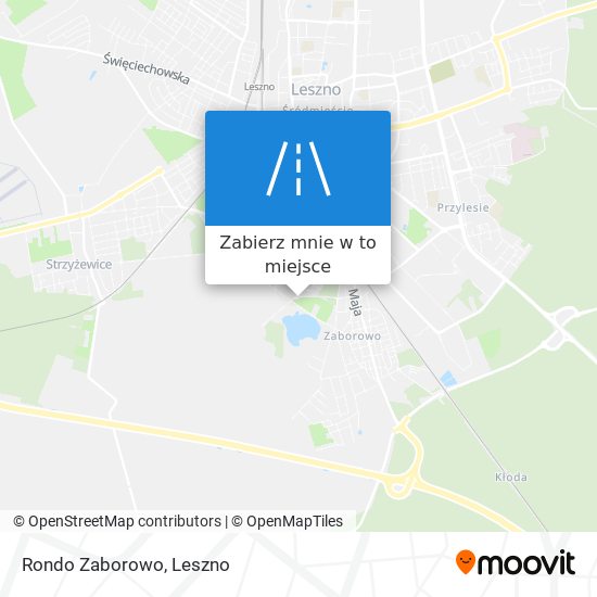 Mapa Rondo Zaborowo