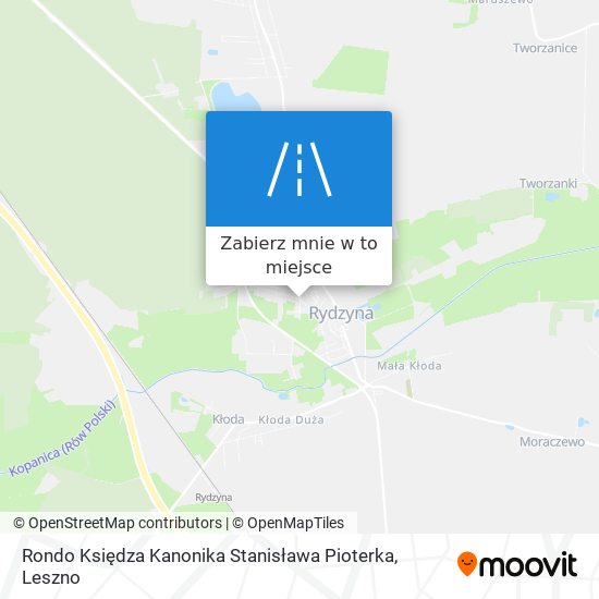 Mapa Rondo Księdza Kanonika Stanisława Pioterka