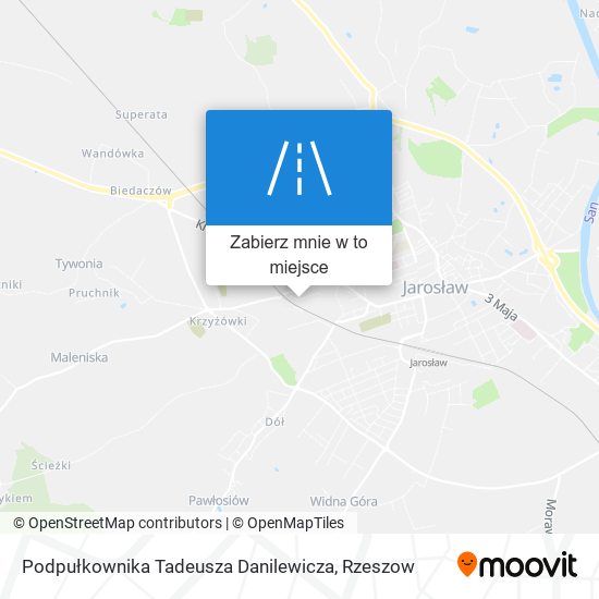 Mapa Podpułkownika Tadeusza Danilewicza