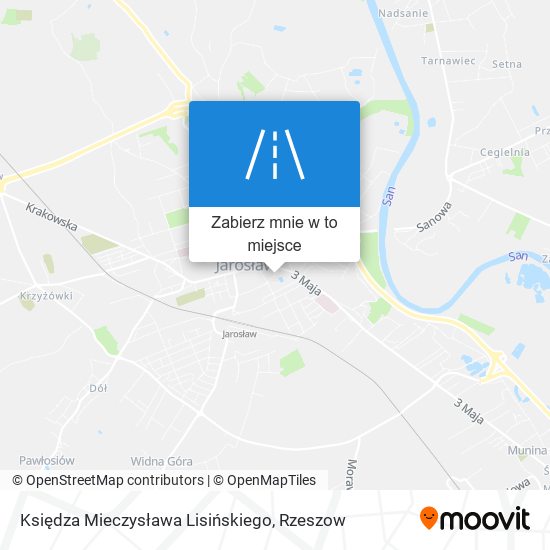 Mapa Księdza Mieczysława Lisińskiego