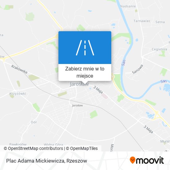 Mapa Plac Adama Mickiewicza