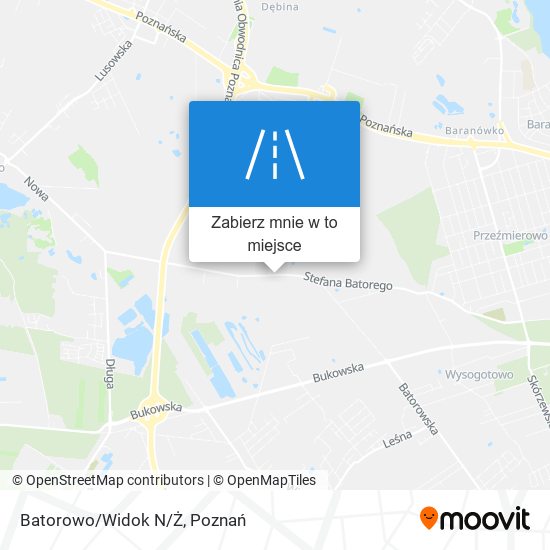 Mapa Batorowo/Widok N/Ż