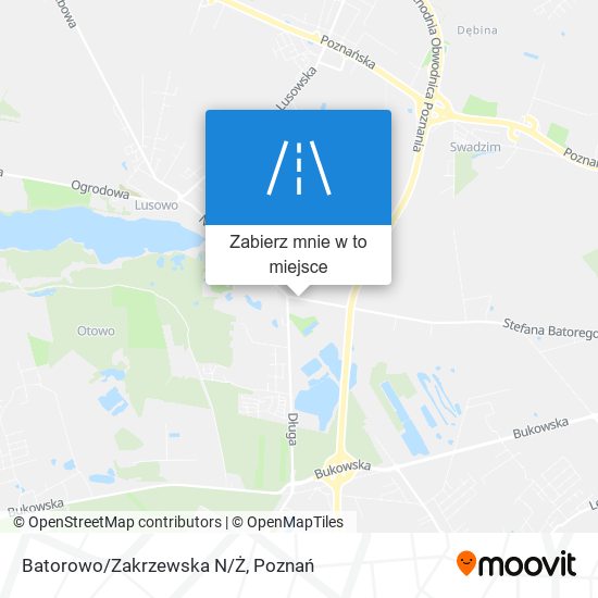 Mapa Batorowo/Zakrzewska N/Ż