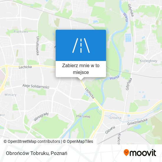 Mapa Obrońców Tobruku