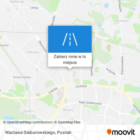 Mapa Wacława Gieburowskiego