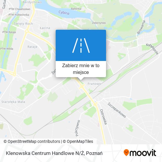 Mapa Klenowska Centrum Handlowe N/Ż