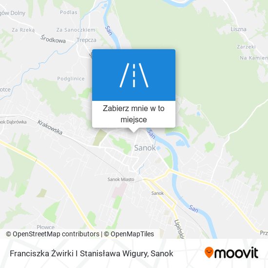Mapa Franciszka Żwirki I Stanisława Wigury