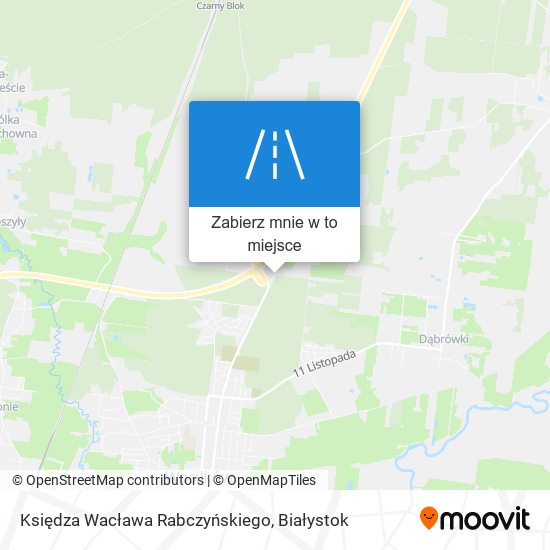 Mapa Księdza Wacława Rabczyńskiego