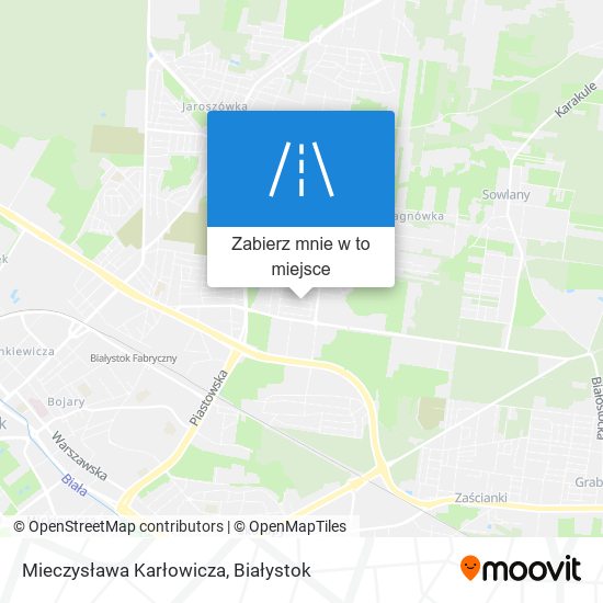 Mapa Mieczysława Karłowicza