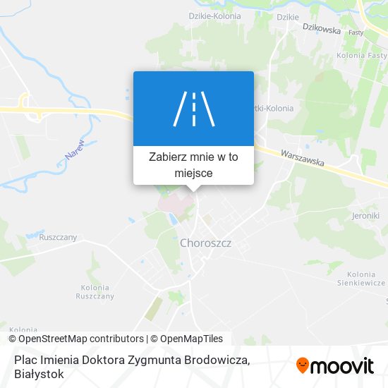 Mapa Plac Imienia Doktora Zygmunta Brodowicza