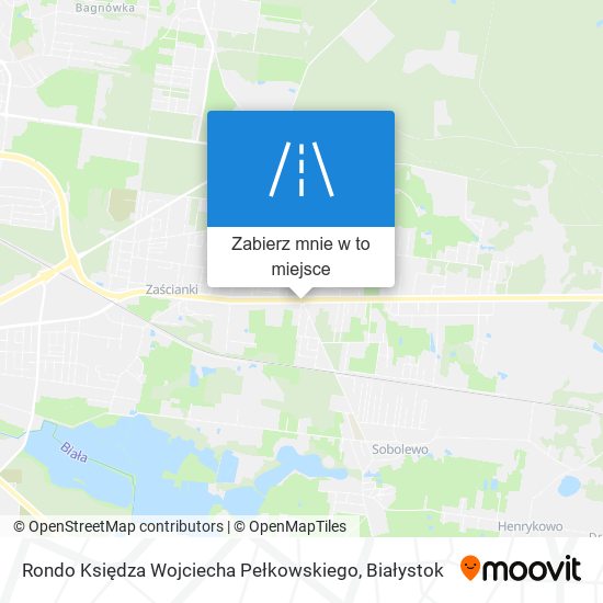 Mapa Rondo Księdza Wojciecha Pełkowskiego