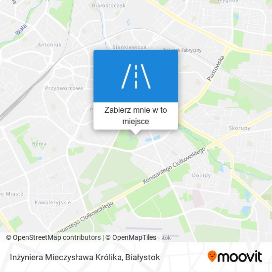 Mapa Inżyniera Mieczysława Królika
