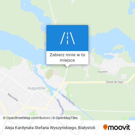 Mapa Aleja Kardynała Stefana Wyszyńskiego