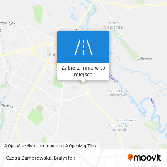 Mapa Szosa Zambrowska