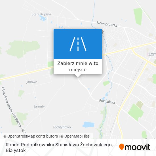 Mapa Rondo Podpułkownika Stanisława Żochowskiego