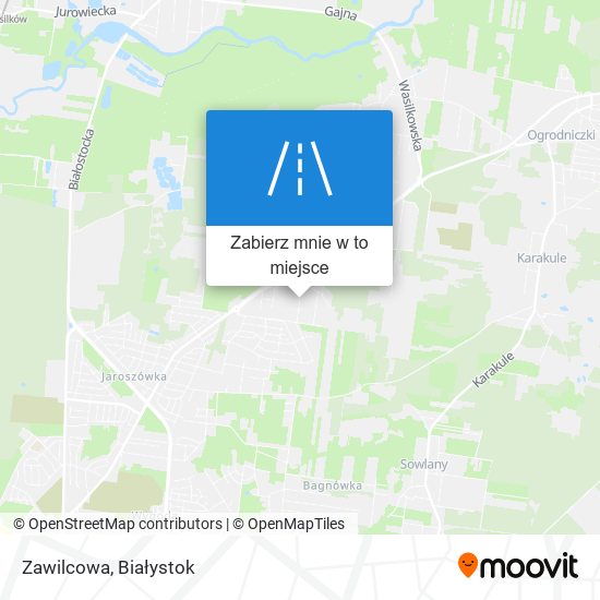 Mapa Zawilcowa