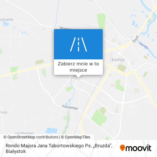Mapa Rondo Majora Jana Tabortowskiego Ps. „Bruzda”