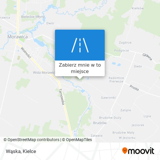 Mapa Wąska