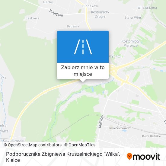 Mapa Podporucznika Zbigniewa Kruszelnickiego "Wilka"
