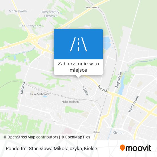 Mapa Rondo Im. Stanisława Mikołajczyka
