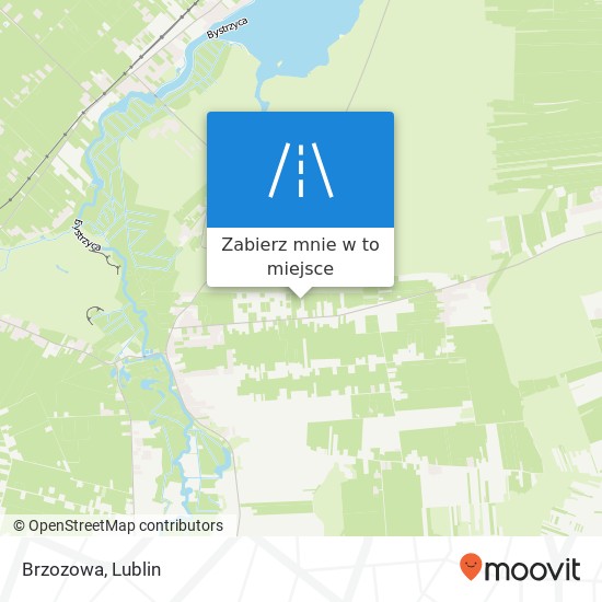 Mapa Brzozowa