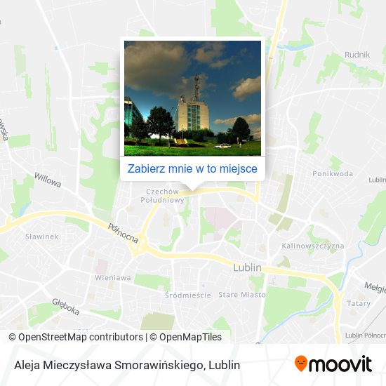Mapa Aleja Mieczysława Smorawińskiego