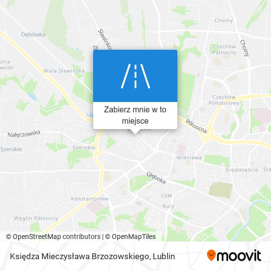 Mapa Księdza Mieczysława Brzozowskiego