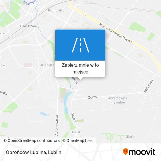 Mapa Obrońców Lublina