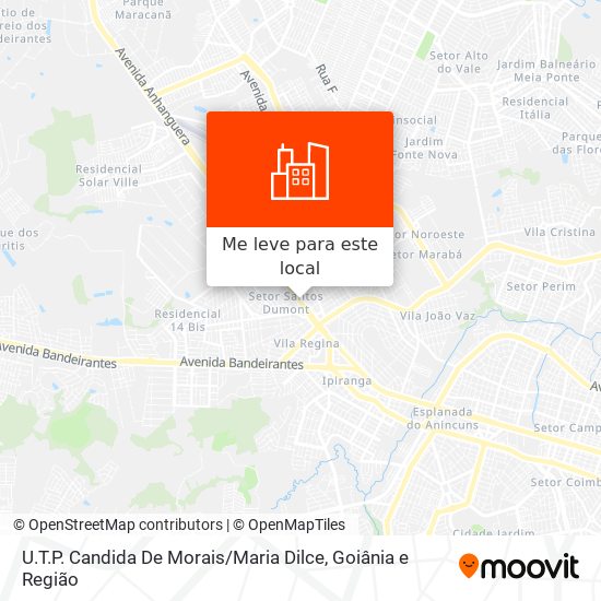 U.T.P. Candida De Morais / Maria Dilce mapa