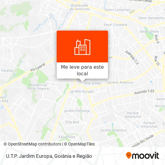 U.T.P. Jardim Europa mapa