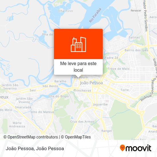 João Pessoa mapa