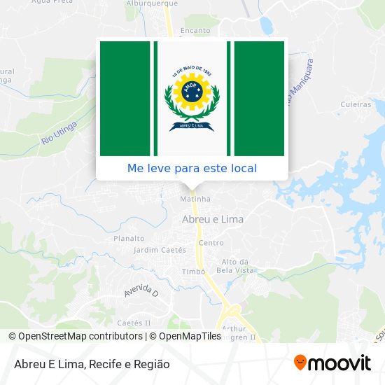 Abreu E Lima mapa