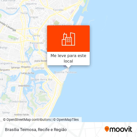 Brasília Teimosa mapa