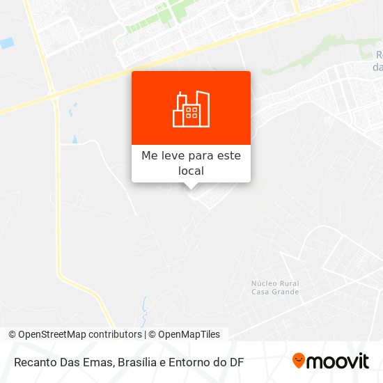 Recanto Das Emas mapa