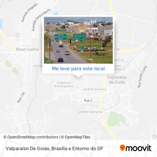 Valparaíso De Goiás mapa