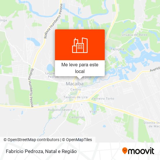Fabrício Pedroza mapa
