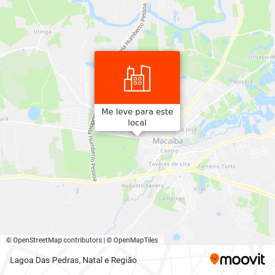 Lagoa Das Pedras mapa
