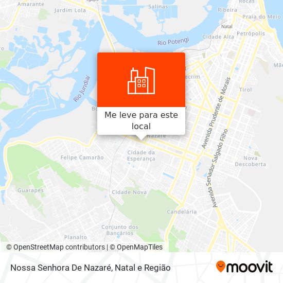 Nossa Senhora De Nazaré mapa