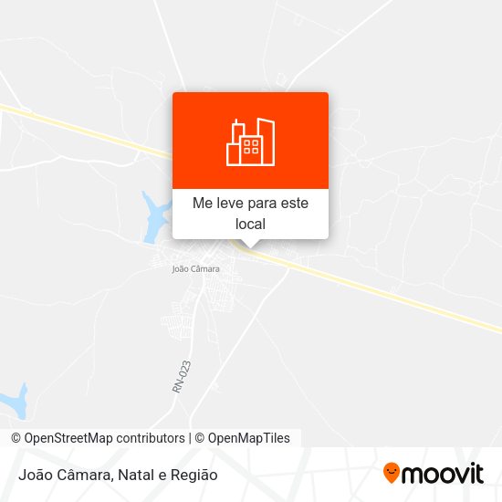João Câmara mapa
